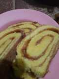 Pan relleno de dulce de leche