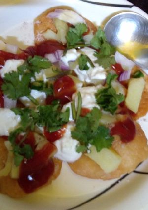 পাপড়ি চাট (papri chat recipe in Bengali) রেসিপির প্রধান ছবি