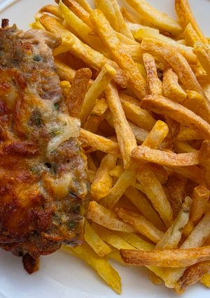 Hamis töltött rántott hús csicseriborsóval recept fotója