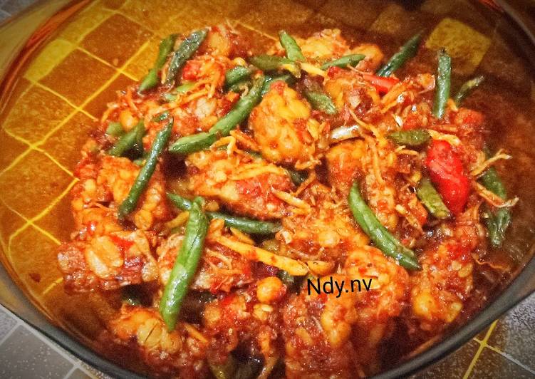 Resep 3. Sambal tempe teri kacang panjang, Lezat