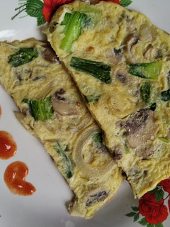 Foto resep Omelette isi Jamur
