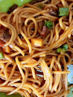A picture of Easy jollof spaghetti.