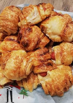 Virslis kifli recept fotója