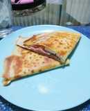 Crepa de jamón con queso