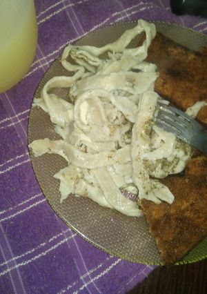Una foto de Fideos caseros