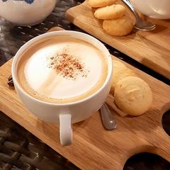 A picture of Frothy coffee.
