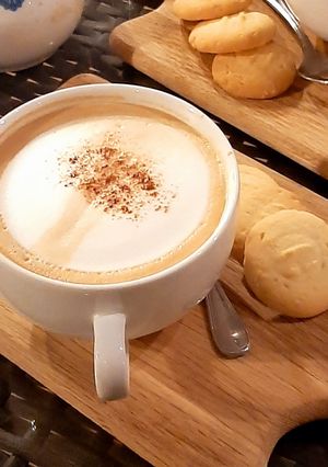 A picture of Frothy coffee.