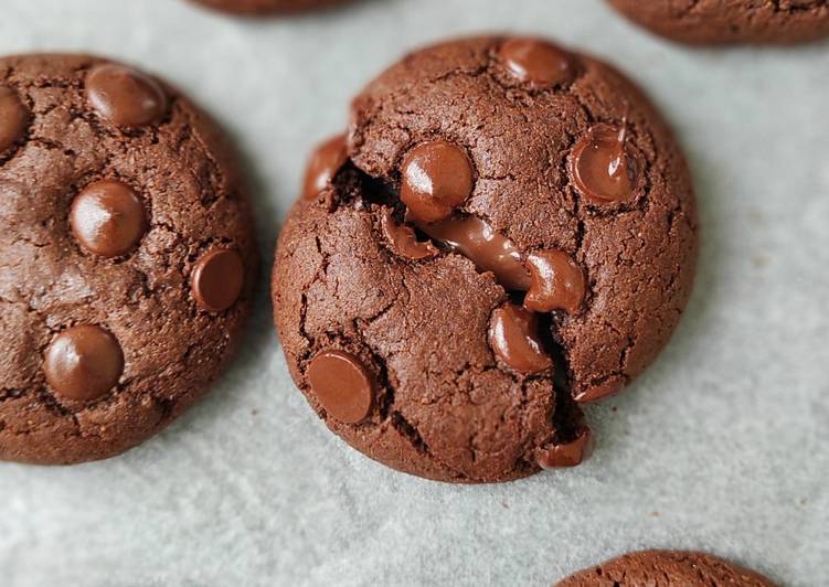 Chocolate stuffed soft cookies