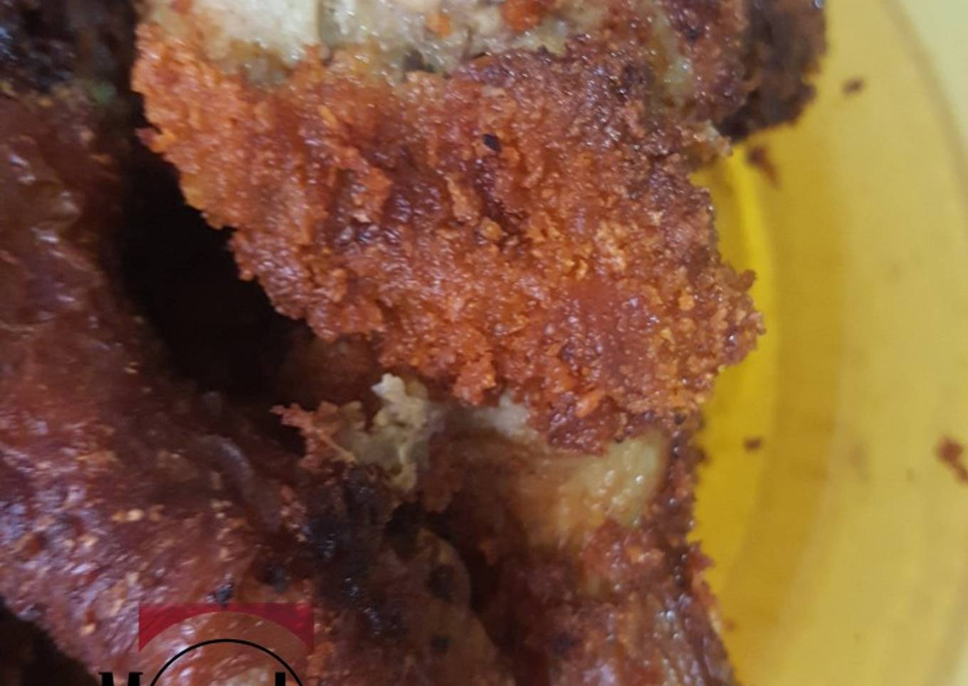 Ayam goreng pedas menurut saya :