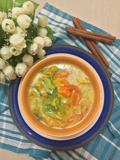 Foto resep Sayur tempe kuah santan pedas