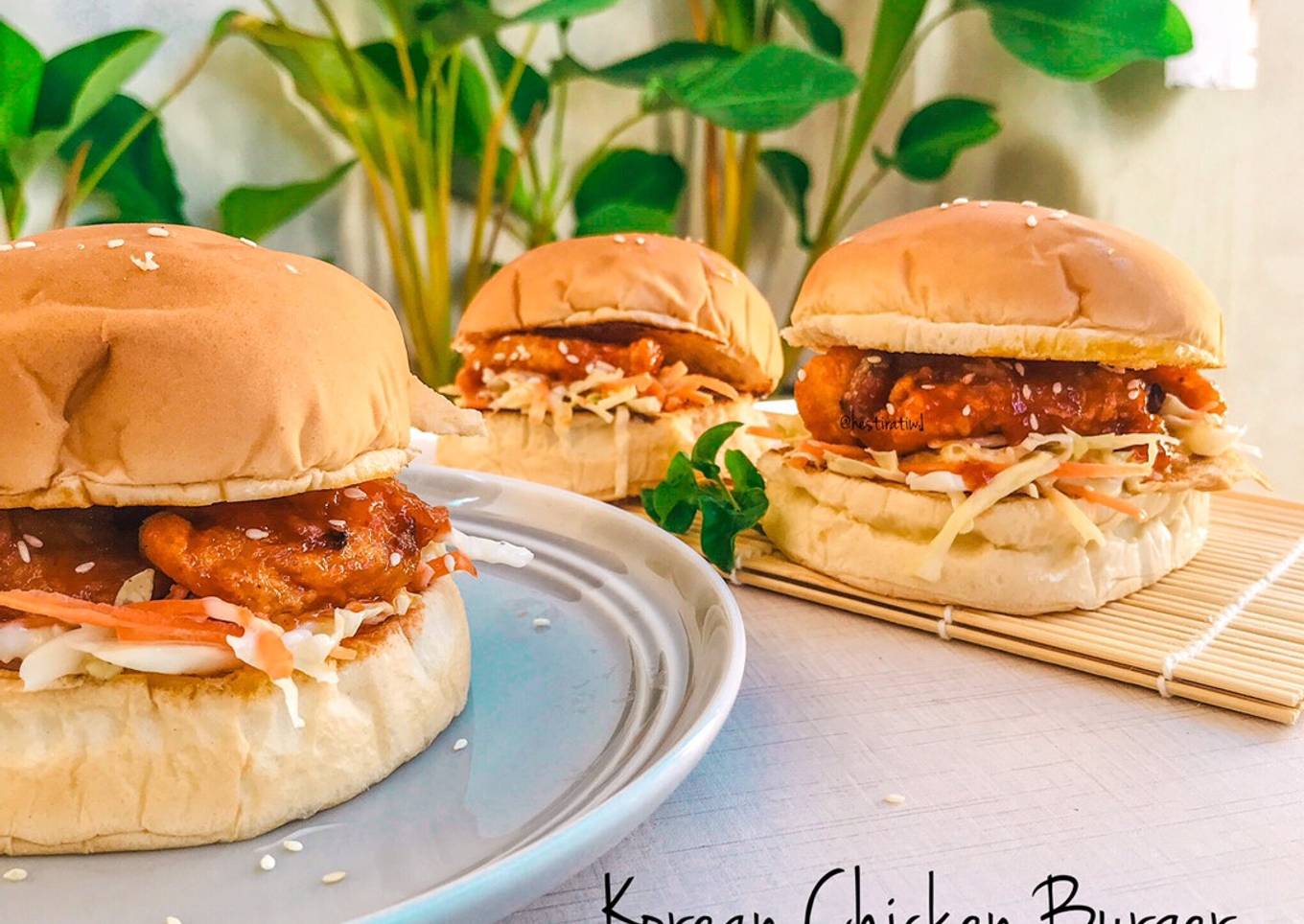 Korean Chicken Burger