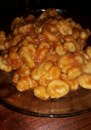 Una foto de Ñoquis de papa con tuco 🥔😍