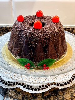 Una foto de Pastel de café y chocolate
