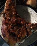 Tomahawk con salsa al whisky