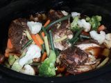 Jerk Chicken Breast in the Crockpot with Vegetables 