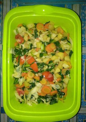 Foto resep Sayur campur sederhana