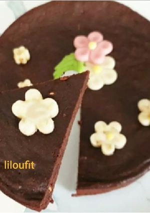 Une photo de Fondant au chocolat sans matière grasse