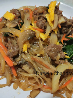 Foto resep Japchae 잡채 / Shirataki Japchae
