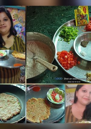 ओट्स चीला विथ सो मच वेजिटेबल रेसिपी मुख्य फोटो