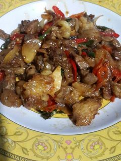 Foto resep Oseng daging tetelan mercon