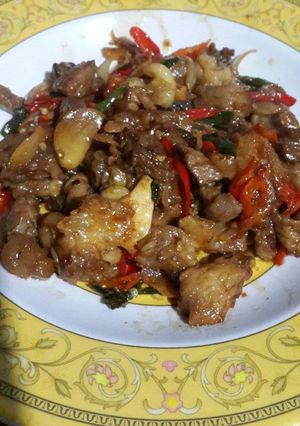 Foto resep Oseng daging tetelan mercon