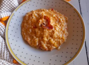 Foto di Risotto zucca e speck