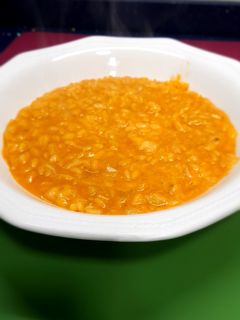 Una foto de Risotto de calabaza