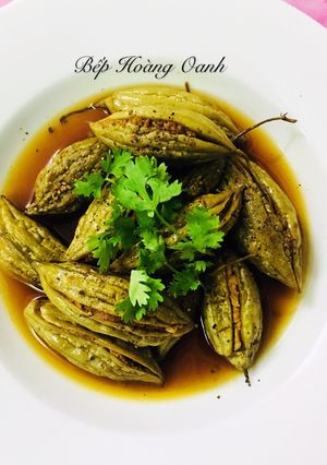 Hình của món Khổ Qua Đèo Nhồi Chay Kho Nước Dừa.