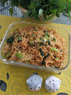 Foto resep Mie Goreng Bakso Ikan