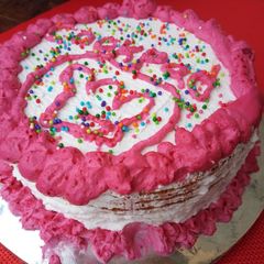 A picture of Easy Vanilla Cake Recipe.