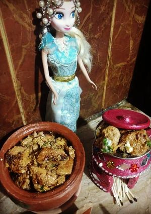 A picture of Khoya malai handi.