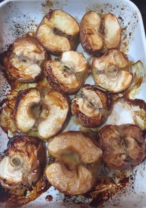 Una foto de Manzana al horno