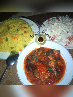 A picture of Veggies Tumeric rice.