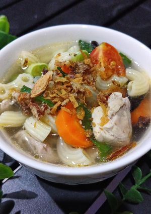 Foto resep Sup Ayam Makaroni