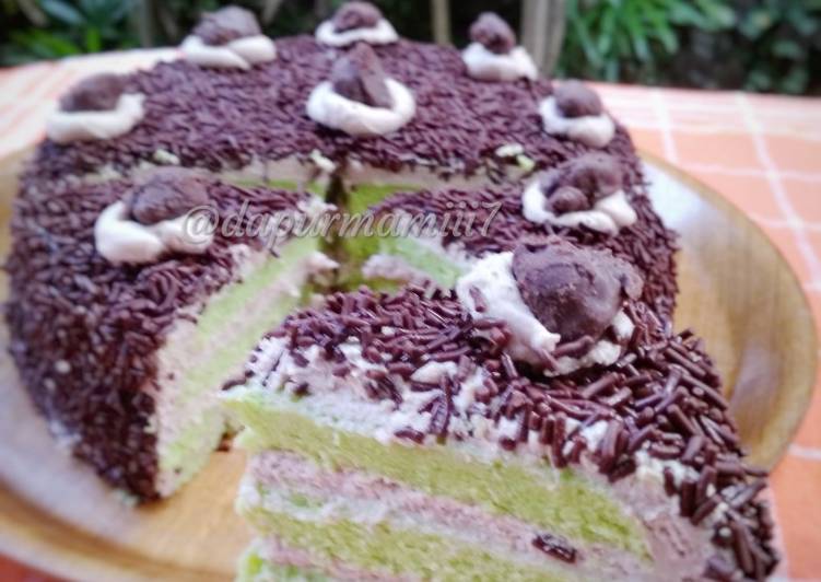 Resep: Di RumahIce Milo Cake