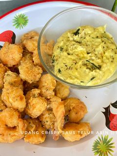 Foto resep Udang Crispy Saus Telur Asin