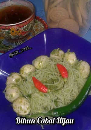 Foto resep Bihun Cabai Hijau