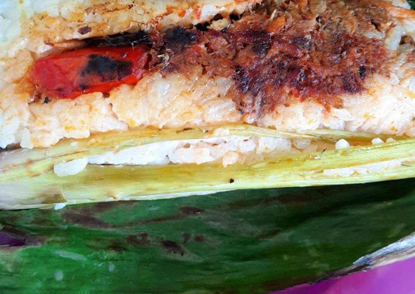 Nasi bakar tongkol kemangi