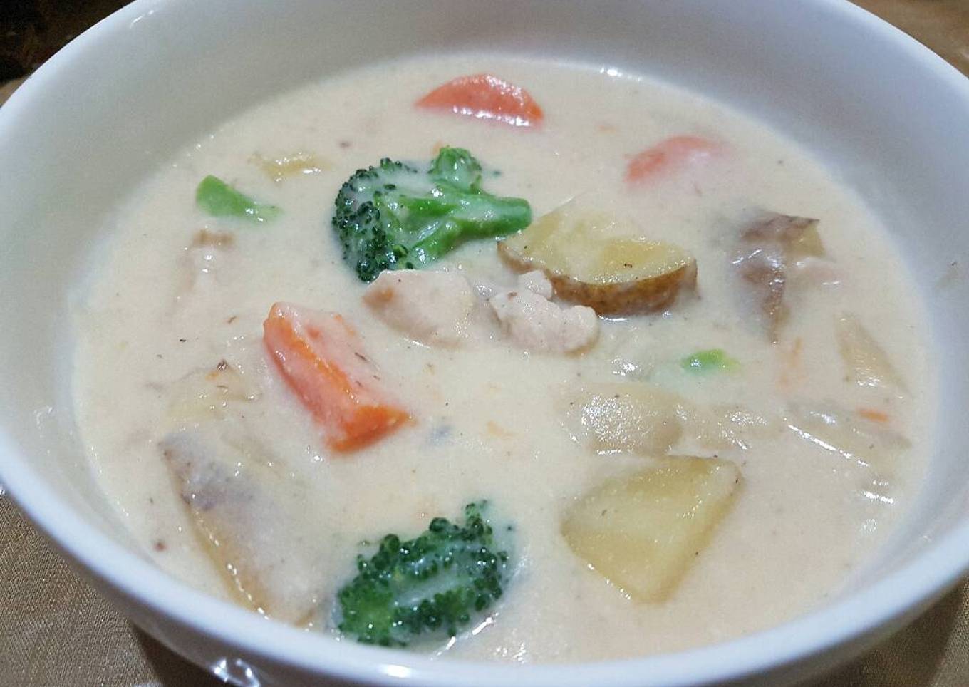 Cream Stew (japanese style) / krim sup jepang