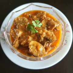 A picture of Mushroom Curry.