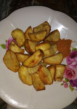 Soyayyen dankalin hausa ainihin hoton girkin
