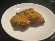 A picture of pollo a la crema
