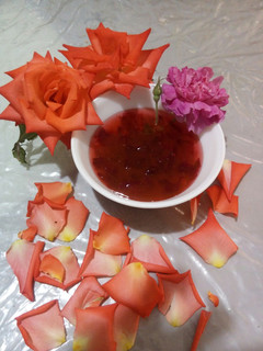 عکسی از دستور مربای گل محمدی
