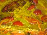 Kepiting kuah kuning simpel