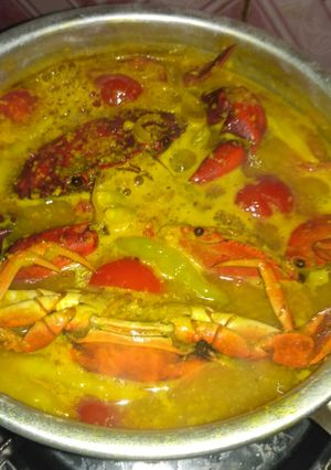 Foto resep Kepiting kuah kuning simpel