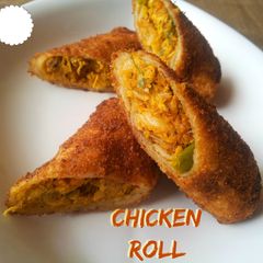 A picture of Chicken Roll | A Snack Recipe.