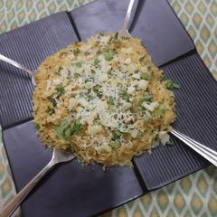 A picture of Cheese Mexican fried rice.