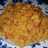 Macarrones con chorizo y salsa naranja (nata y tomate frito)