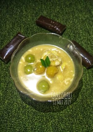 Foto resep (20). Bubur Candil pandan pisang