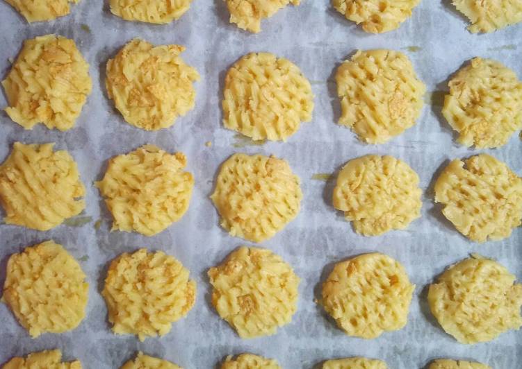 Resep Cornflakes cookies simpel,enak dan cocok buat dagang😁 Anti Gagal